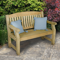 Forest Harvington Wooden Garden Bench 4