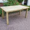 Forest Rosedene Wooden Garden Table 5