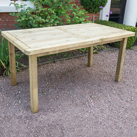 Forest Rosedene Wooden Garden Table 5