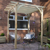 Forest Ultima Wooden Garden Pergola with Retractable Canopy 8