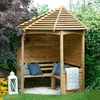 Forest Venetian Corner Garden Arbour Seat 8