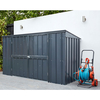 Lotus 8â x 3â Metal Triple Bin Store (2.1m x 0.9m)