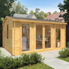 Mercia Director 4.5m x 3.5m Garden Office (44mm) - Double Glazed