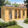 Mercia Director 4m x 3.5m Garden Office (34mm) - Double Glazed