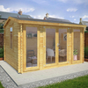 Mercia Director 4m x 3m Garden Office (28mm) - Double Glazed