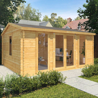 Mercia Director 5m x 4m Garden Office (28mm) - Double Glazed