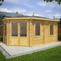 Mercia Grande 5m x 3m Corner Log Cabin (28mm) â Double Glazed