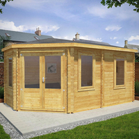 Mercia Grande 5m x 3m Corner Log Cabin (34mm) â Double Glazed