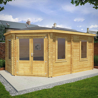 Mercia Grande 5m x 3m Corner Log Cabin (44mm) â Double Glazed