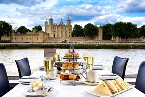 Bateaux Afternoon Tea Cruise on The Thames for Two