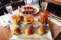Burger Afternoon Tea for Two at BRGR.CO in Soho London