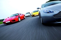 Four Supercar Driving Thrill with Passenger Ride