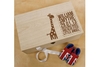Personalised Baby Keepsake Box - Giraffe Design