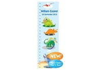 Personalised Dinosaur Fabric Growth Chart