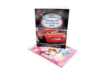 Personalised Disney Cars Activity and Colouring Book