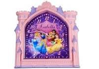 Personalised Disney Princess Castle Clock