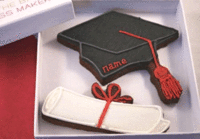 Personalised Graduation Biscuit Card