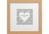 Personalised Heart Print