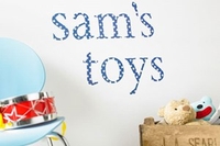 Personalised Letter Wall Stickers for Boys