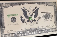 Personalised Million Dollar Note