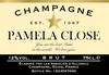 Personalised Star Label Birthday Champagne