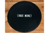 Personalised Swirl Brackets Round Slate Cheese Board