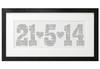 Personalised Typographic Date Print