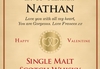 Personalised Valentines Malt Whisky