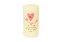 Personalised Wedding Candle