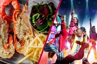 Stalls or Dress Circle Theatre Show and Dining for Two at Steak and Lobster