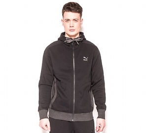 Zip Through Hooded Top