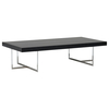 Borgia Rectangular Coffee Table,  Grey Highgloss
