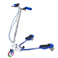 Evo Junior V-Flex Tri Scooter with Light up Wheels Dark Blue