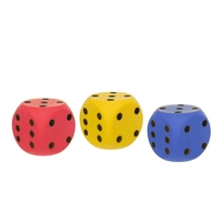 Hot Shots 15cm Foam Dice Assorted Colours