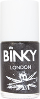 Binky London Denim Effect Nail Polish 12ml Black