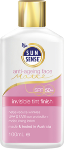 SunSense Anti-Aging Face Matte Invisible Tint Finish SPF 50+ 100ml