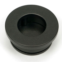 Round Finger Edge Pull - Aged Bronze