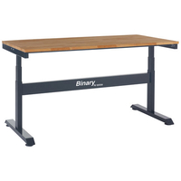 Barton Storage Barton Storage BIE661575BLX Binary Electric Height Workbench with Solid Beech Worktop (1505 x 755 x 660-1300mm)