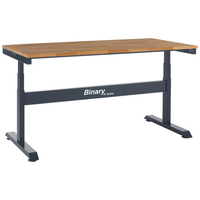 Barton Storage Barton Storage BIE661875BLX Binary Electric Height Workbench with Solid Beech Worktop (1805 x 755 x 660-1300mm)