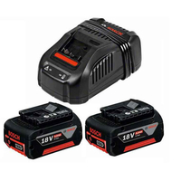 Bosch Bosch Battery Starter Set: 2 x GBA 5.0Ah CoolPack (18 V) & 1 x GAL1880 Charger