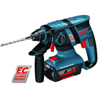 Bosch Bosch GBH 36 V-EC Compact Cordless Rotary Hammer Batteries & L-BOXX