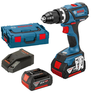 Bosch Bosch GSB 18V-EC Cordless Combi Drill with 2x4.0Ah Batteries