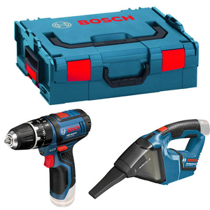 Bosch Bosch GSR 10.8-2-LI Twin Pack with 2x2.0Ah Batteries and L-BOXX