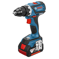 Bosch Bosch GSR 18 V-EC Professional Cordless Drill/Driver with 2x5.0Ah Batteries