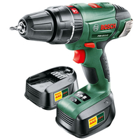 Bosch Bosch PSB 18 LI-2 Cordless Combi Drill with 2x2.0Ah Batteries