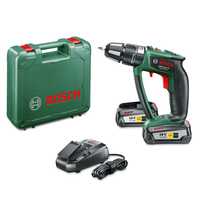 Bosch Bosch PSB 18LI-2 Ergonomic Cordless Combi Drill with 2x 2.5Ah Batteries