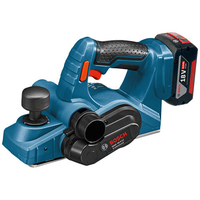 Bosch Professional 18V Bosch GHO 18 V-LI Professional 18V Planer 2 x 5.0Ah Batteries,  GAL 1880 CV Charger in an L-BOXX