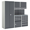 Bott Bott Cubio Modular Workshop with 5 Units - Anthracite