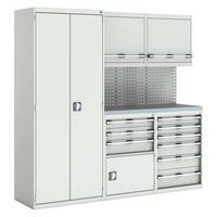Bott Bott Cubio Modular Workshop with 5 Units - Light Grey