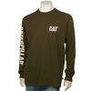 Cat® Caterpillar - Dark Earth Trademark Banner Long Sleeved T-Shirt (M)